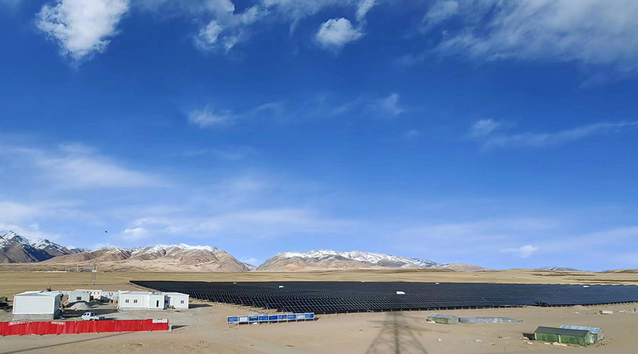 亚游集团集成 | 华能阿里普兰20MW光伏/20MWh储能电站成功并网