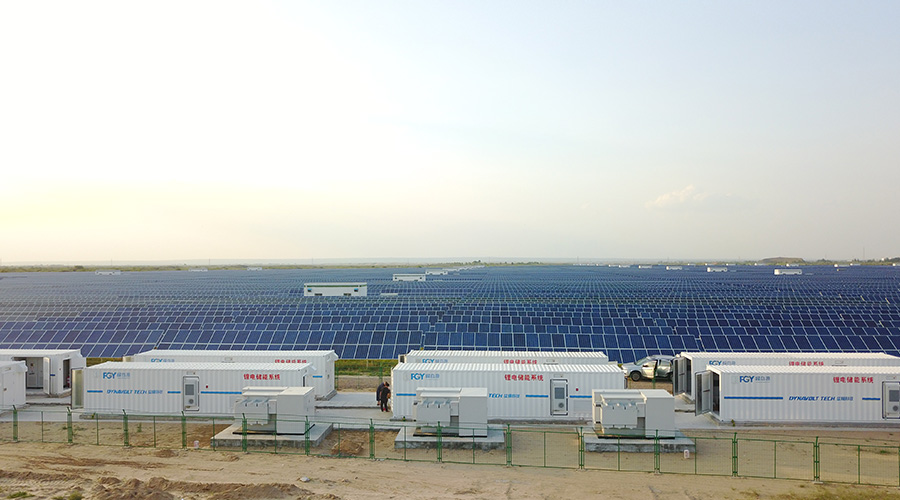 国内首个5MW/10MWh，35kV大型地面弃光储能电站（2016）