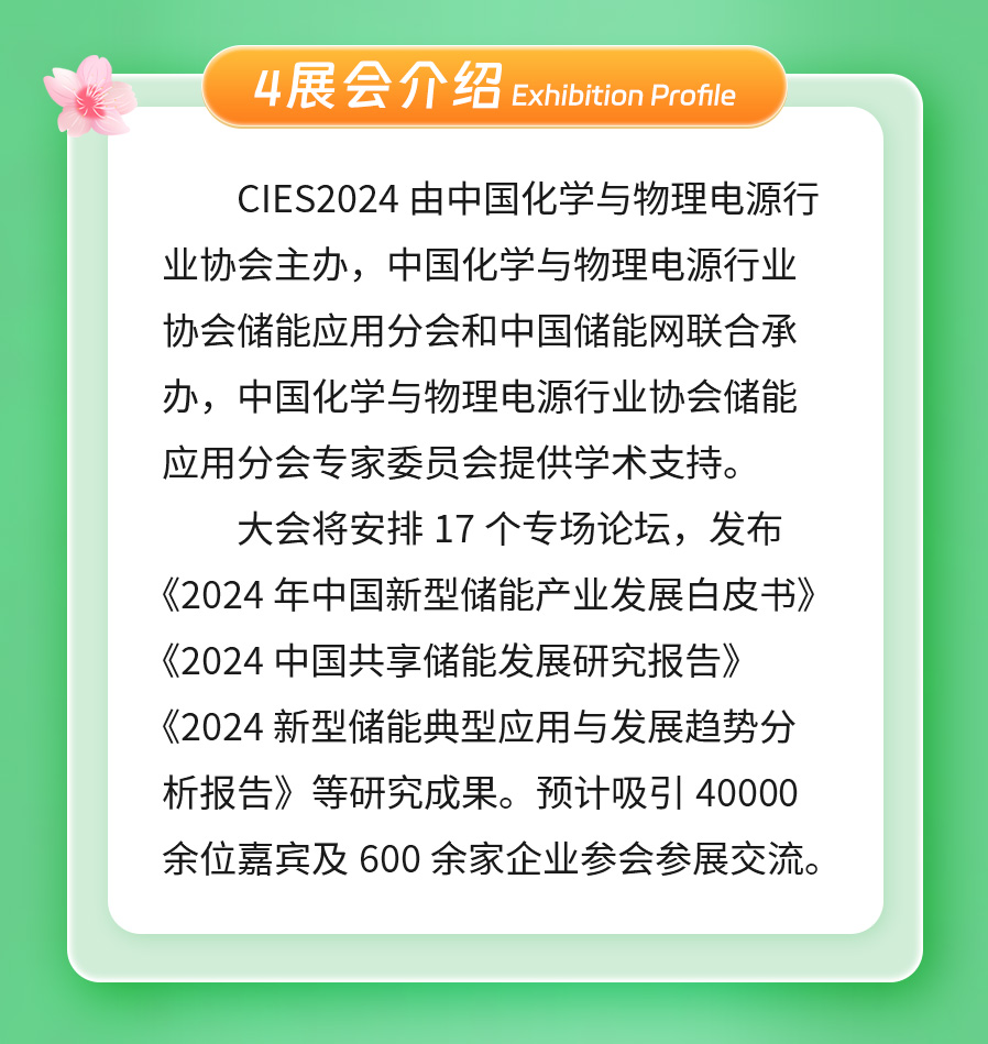 展会预告 |亚游集团储能与您相约CEIS2024杭州国际储能展
