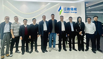 襄阳市政协副主席金崇保一行考察亚游集团储能